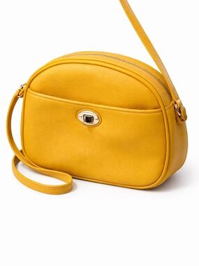 Half Moon Leather Bag -